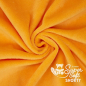 Preview: Kullaloo Plüschstoff orange 25*35cm