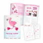 Preview: Papierschnittmuster Flamingo