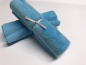 Preview: Kullaloo Plüschstoff blau 25*35cm