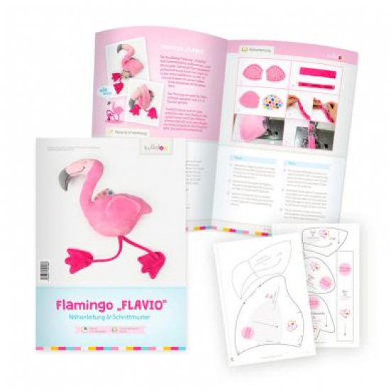Papierschnittmuster Flamingo