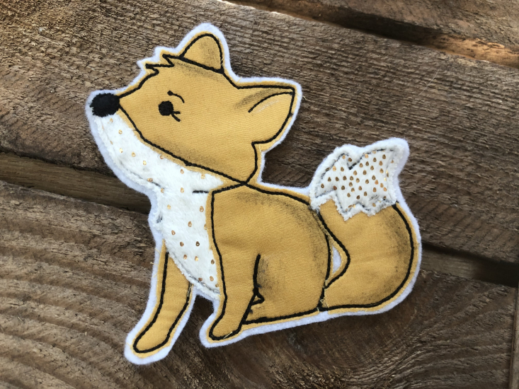 Fuchs klein 10*10cm