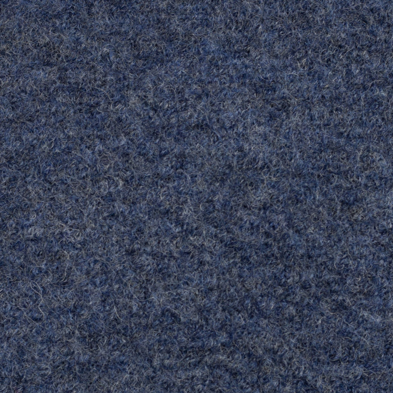 Woll- Walk jeansblau melange