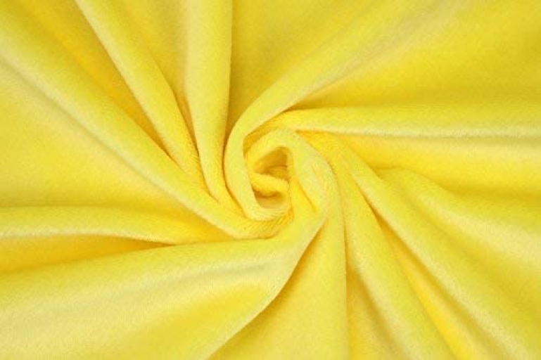 Kullaloo Plüschstoff gelb 25*35cm