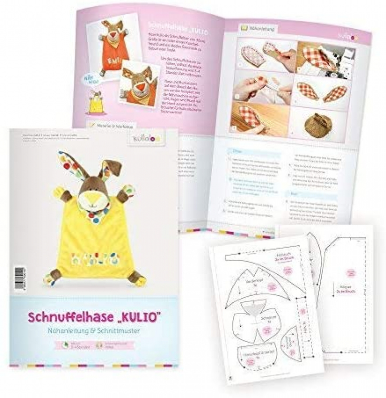 Papierschnittmuster schnuffelhase