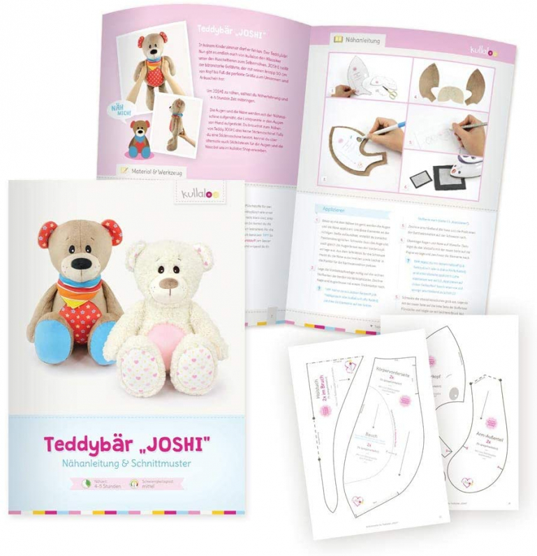Papierschnittmuster teddy