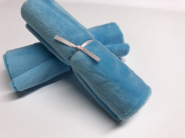 Kullaloo Plüschstoff blau 25*35cm