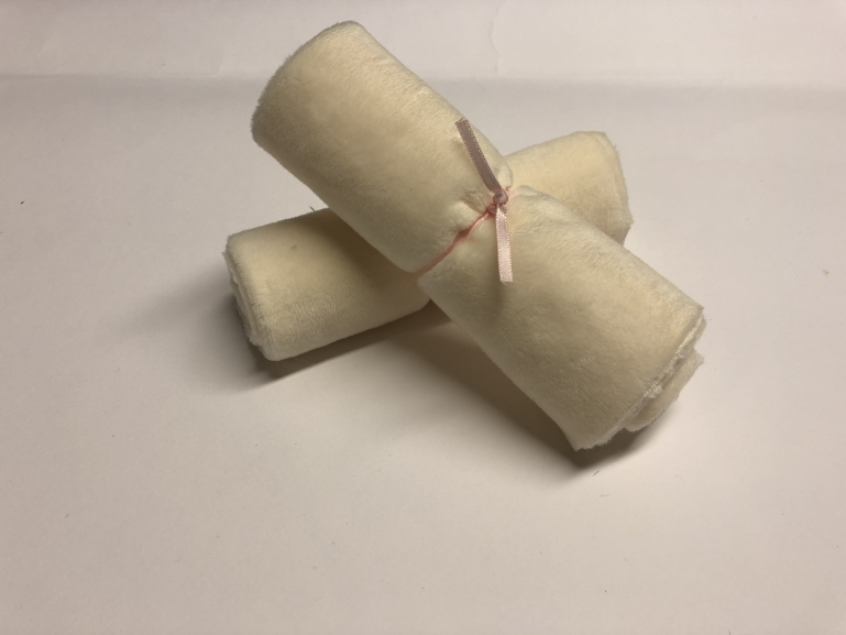 Kullaloo Plüschstoff wollweiß 25*35cm