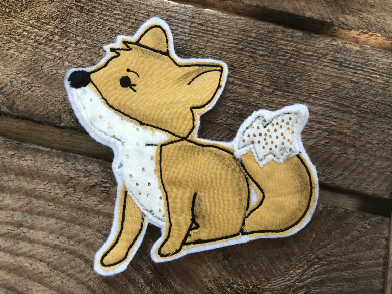 Fuchs klein 10*10cm