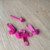 Reißverschluss Zipper pink