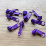 Reißverschluss Zipper lila