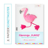 Papierschnittmuster Flamingo
